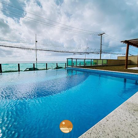 شقة Pe Na Areia, Piscina Borda Infinita, Vaga De Garagem, Portaria 24 Hs السلفادور المظهر الخارجي الصورة